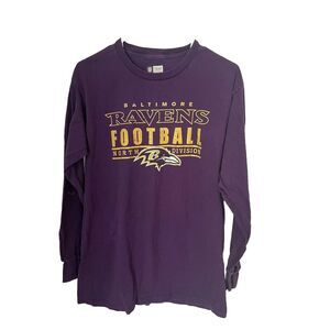 Baltimore Ravens NFL Team Apparel Long Sleeve Tshirt Size Medium‎